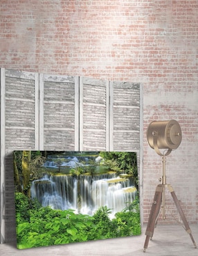 Cuadro decorativo Pixelarte Cascada