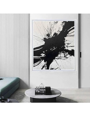 Pintura técnica abstracta Lune Art Gallery 4 vistas