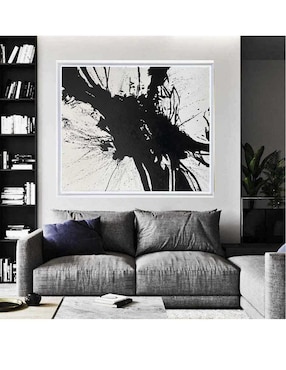 Pintura técnica abstracta Lune Art Gallery 4 vistas