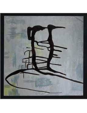 Pintura técnica abstracta Lune Art Gallery 4 vistas