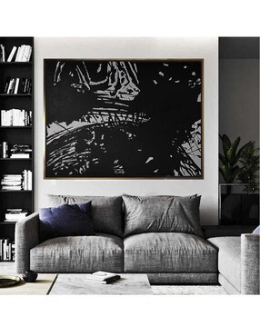 Pintura Lune Art Gallery Black & White
