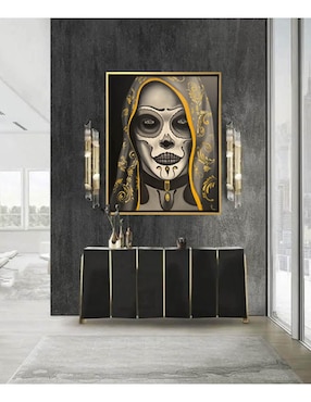 Pintura Catrina técnica óleo Lune Art Gallery