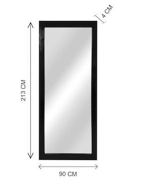 Espejo rectangular Lune Art Gallery