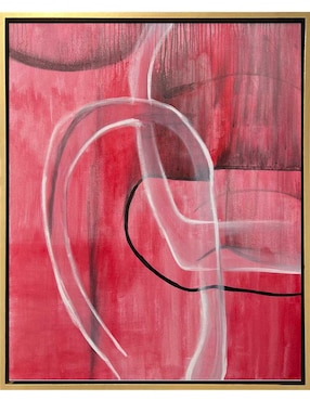 Pintura Divine Red técnica acrílico Lune Art Gallery