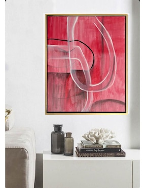Pintura Divine Red técnica acrílico Lune Art Gallery