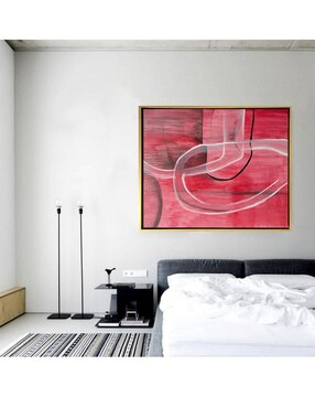 Pintura Divine Red técnica acrílico Lune Art Gallery