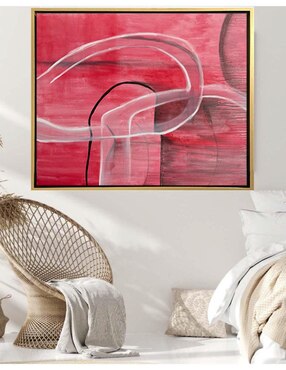 Pintura Divine Red técnica acrílico Lune Art Gallery