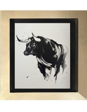 Pintura Toro técnica acrílico Lune Art Gallery