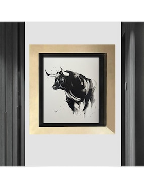 Pintura Toro técnica acrílico Lune Art Gallery