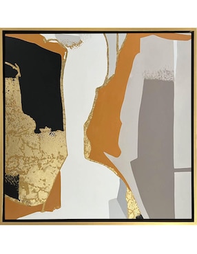 Pintura Con Hoja de Oro técnica mixta Lune Art Gallery