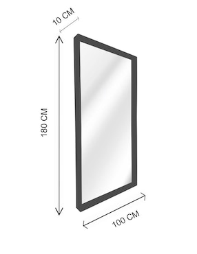 Espejo rectangular Lune Art Gallery