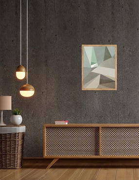 Litografía Fábrica Galería Juego Geométrico técnica impresión