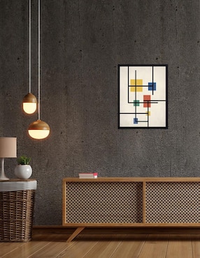 Litografía Fábrica Galería Juego Geométrico técnica impresión