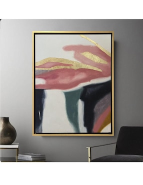 Pintura Rosé Mo técnica acrílico Lune Art Gallery Abstracta