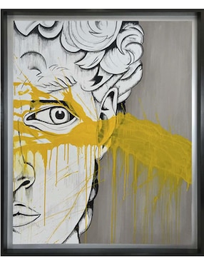 Pintura David técnica mixta Lune Art Gallery