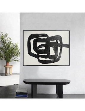 Pintura Black & White 1.0 técnica mixta Lune Art Gallery Black & White