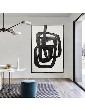 Pintura Black & White 1.0 técnica mixta Lune Art Gallery Black & White