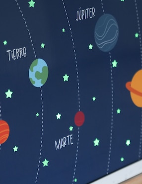 Litografía Haus Kids Solar System técnica impresión