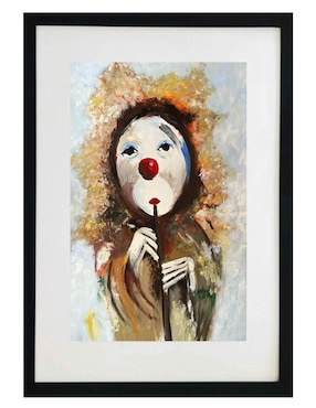 Pintura Payasito técnica acrílico Lune Art Gallery