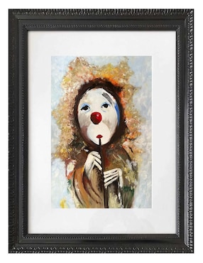 Pintura Payasito técnica acrílico Lune Art Gallery