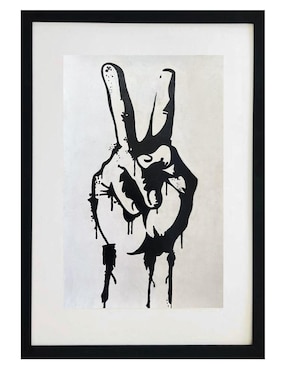 Pintura Love & Peace técnica acrílico Lune Art Gallery