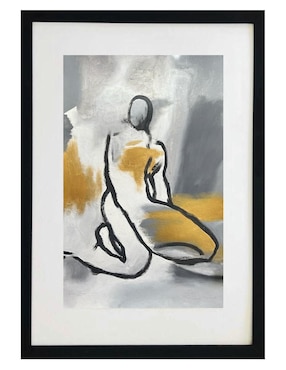 Pintura Doncella técnica mixta Lune Art Gallery