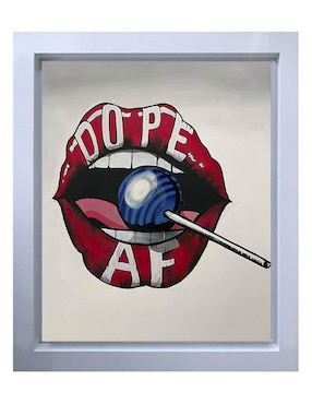 Pintura Dope AF técnica mixta Lune Art Gallery