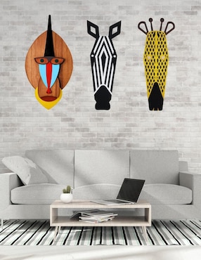 Accesorio decorativo Homys arte africano
