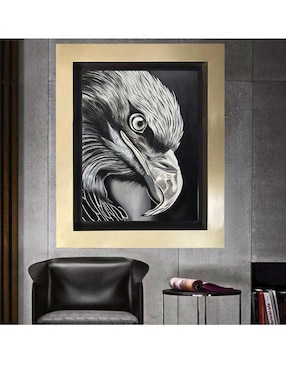Pintura Eagle técnica mixta Lune Art Gallery