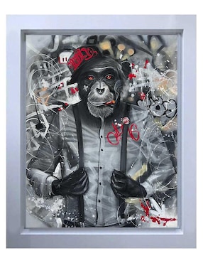 Pintura Go Weeda técnica mixta Lune Art Gallery