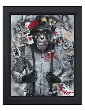 Pintura Go Weeda técnica mixta Lune Art Gallery
