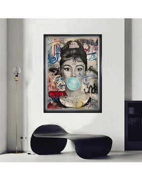 Pintura High Society técnica mixta Lune Art Gallery