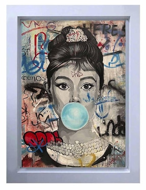 Pintura High Society técnica mixta Lune Art Gallery