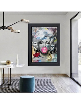 Pintura Marilyn Monroe técnica mixta Lune Art Gallery