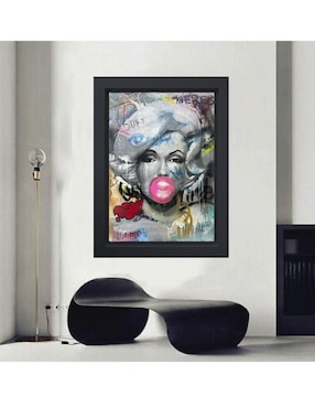 Pintura Marilyn Monroe técnica mixta Lune Art Gallery