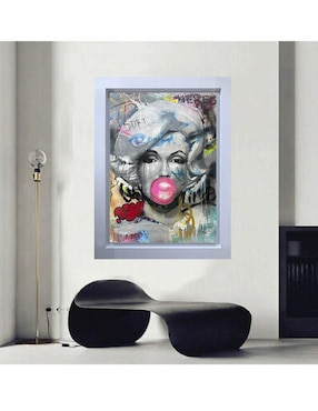 Pintura Marilyn Monroe técnica mixta Lune Art Gallery