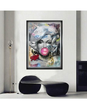 Pintura Marilyn Monroe técnica mixta Lune Art Gallery