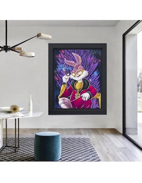 Pintura Milly Bunny técnica mixta Lune Art Gallery Bugs
