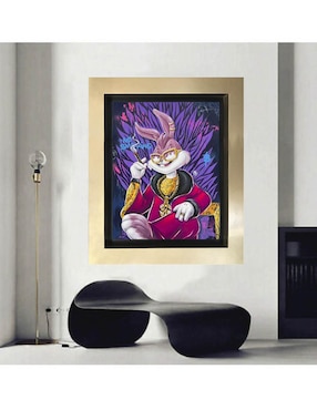Pintura Milly Bunny técnica mixta Lune Art Gallery