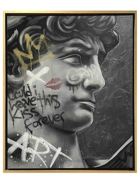Pintura David técnica mixta Lune Art Gallery