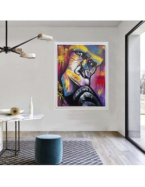 Pintura Gorila técnica mixta Lune Art Gallery AnimalArt