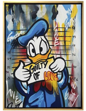Pintura GuilT of Love técnica mixta Lune Art Gallery Donald