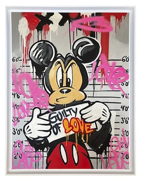 Pintura Mickey técnica mixta Lune Art Gallery Milleniart