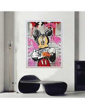 Pintura Mickey técnica mixta Lune Art Gallery Milleniart