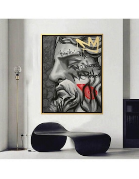 Pintura No Money No Problem técnica mixta Lune Art Gallery David