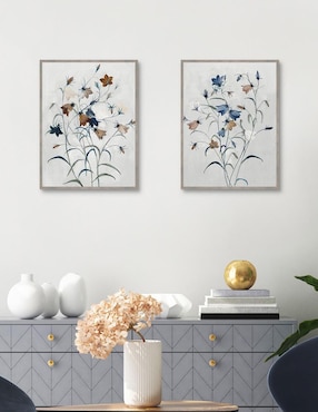 Pintura Secretos del Jardín técnica mixta Cuadros Jr