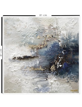 Pintura La estrella azul I técnica mixta Cuadros Jr