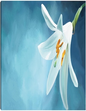 Pintura Panel de Lirio técnica mixta Cuadros Jr