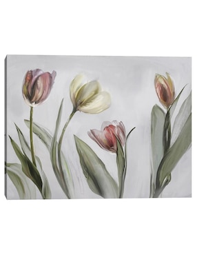 Pintura Floral técnica mixta Cuadros Jr