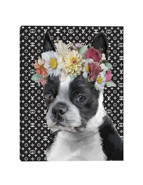 Pintura Cachorro Luxe II técnica mixta Cuadros Jr